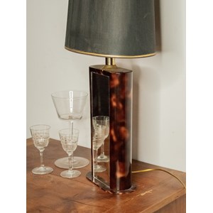 Grande lampe miroir à poser n°523