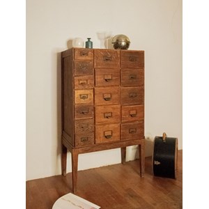 Grand meuble de métier en bois n°171