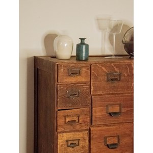 Grand meuble de métier en bois n°171