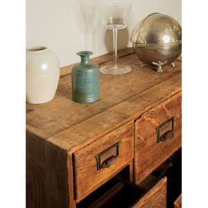 Grand meuble de métier en bois n°171