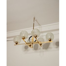 Suspension en laiton et verre n°149