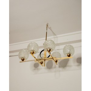 Suspension en laiton et verre n°149