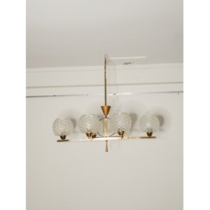 Suspension en laiton et verre n°149