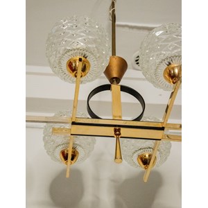 Suspension en laiton et verre n°149