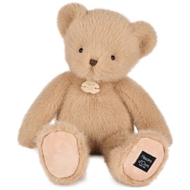 Peluche ours clémentin miel amande (38 cm)