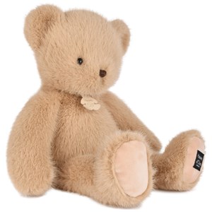 Peluche ours clémentin miel amande (38 cm)