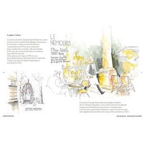 Paris passages - déambulation aquarellée dans les passages couverts