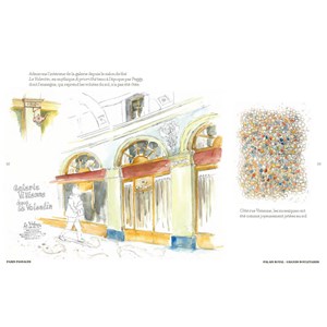 Paris passages - déambulation aquarellée dans les passages couverts