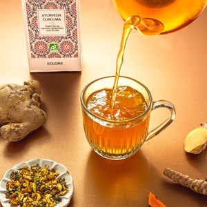 Tisane bio au curcuma, gingembre, poivre noir & noix de coco - vrac 125 g