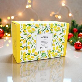 Coffret detox : 24  infusettes - 1 thé vert et 2 infusions bio detox