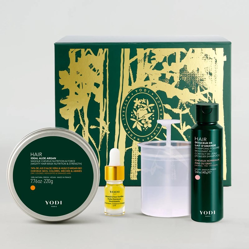 Coffret luxueux cheveux – nutrition & volume