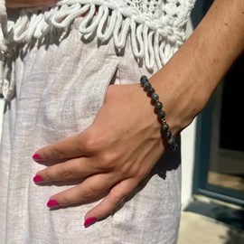 Bracelet labradorite caixa