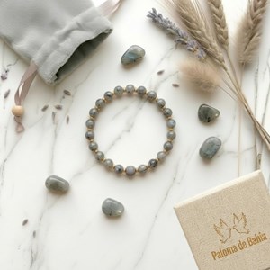 Bracelet labradorite caixa - protection & équilibre