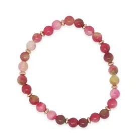 Bracelet agate fleur de pluie caixa -  équilibre & créativité