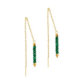 Parure lumia en pierres malachite