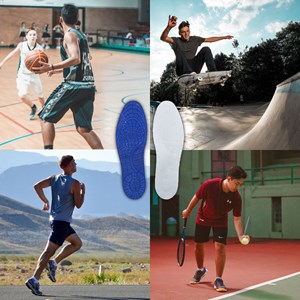 Semelles en gel taille 41 48 absorption des chocs confort quotidien