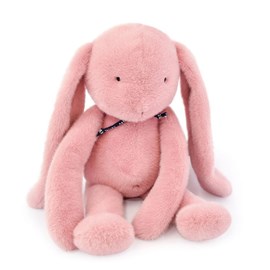 Peluche méléo lapin rosé - 37cm