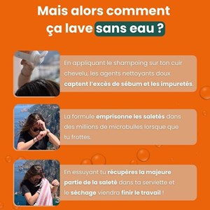 Shampooing sans rinçage balo 100 ml