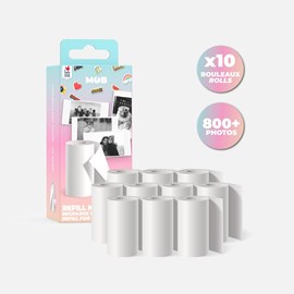 Kit de recharge pixiprint - refill kit de 10 rouleaux - mob
