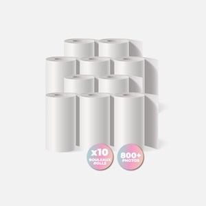 Kit de recharge pixiprint - refill kit de 10 rouleaux - mob
