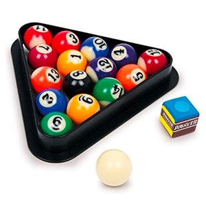 Mini table de billard compacte tapis feutrine verte 16 boules 2 queues