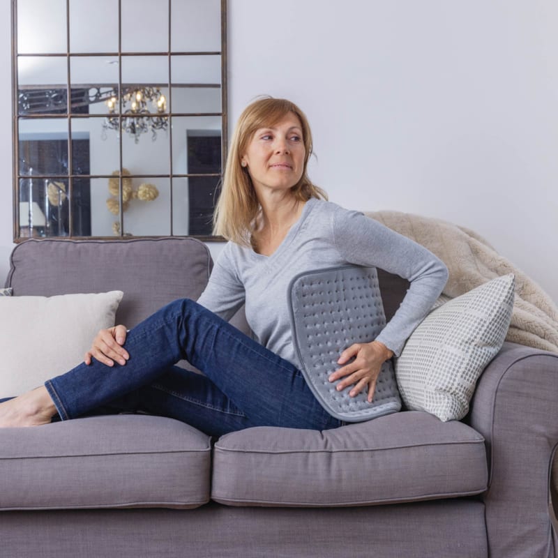Coussin chauffant multifonctions - 75 x 40 cm - 9 intensités - ultra-doux (Lanaform) - Image 2