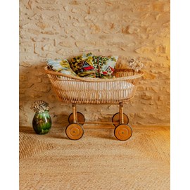 Joseph, le lit bébé en rotin n°8