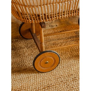 Joseph, le lit bébé en rotin n°8