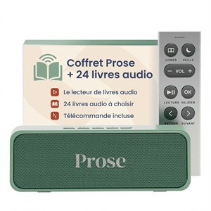 Prose - lecteur livre audio + 24 livres