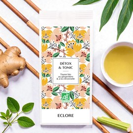 Tisane bio à la citronnelle et au gingembre - vrac 75 g