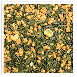 Genmaïcha bio - thé vert japonais au riz torréfié - vrac 100 g