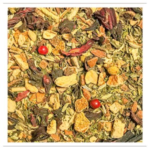 Tisane à la menthe, hibiscus, fleurs & épices - vrac 100 g