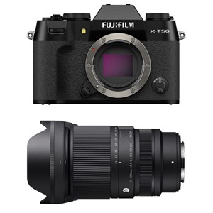 Fujifilm x-t50 noir + objectif sigma 17-40mm f1.8 dc art