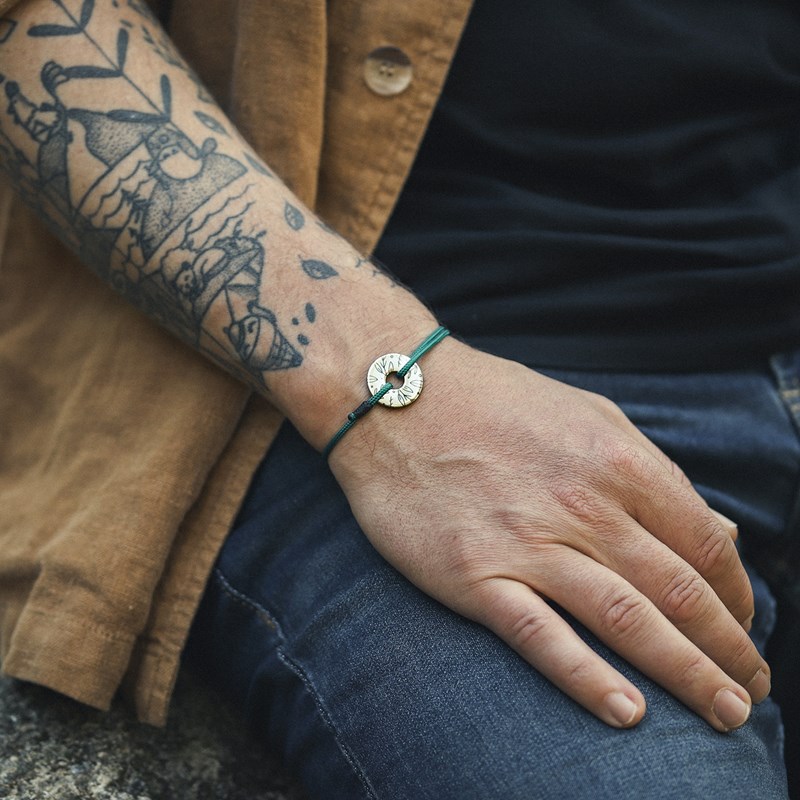 Bracelet cordon forêt - le randonneur