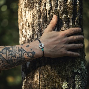 Bracelet cordon randonnée - le cartographe