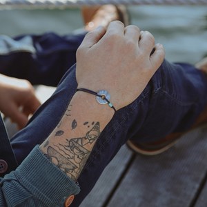 Bracelet cordon randonnée - le cartographe