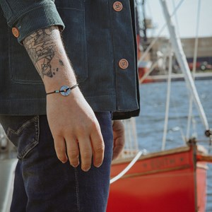 Bracelet cordon randonnée - le cartographe