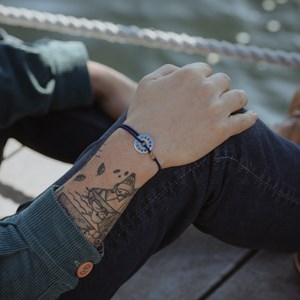 Bracelet cordon lune - l’astrologue