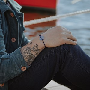 Bracelet cordon lune - l’astrologue