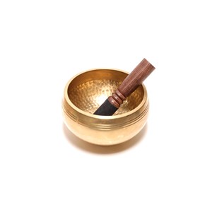 Bol chantant martelé 14cm - bol chantant fait main