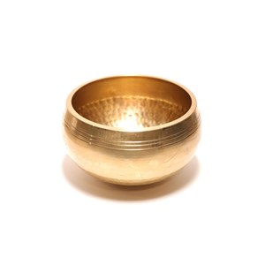 Bol chantant martelé 14cm - bol chantant fait main