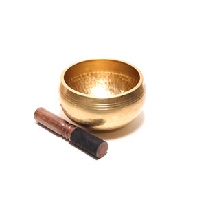 Bol chantant martelé 14cm - bol chantant fait main