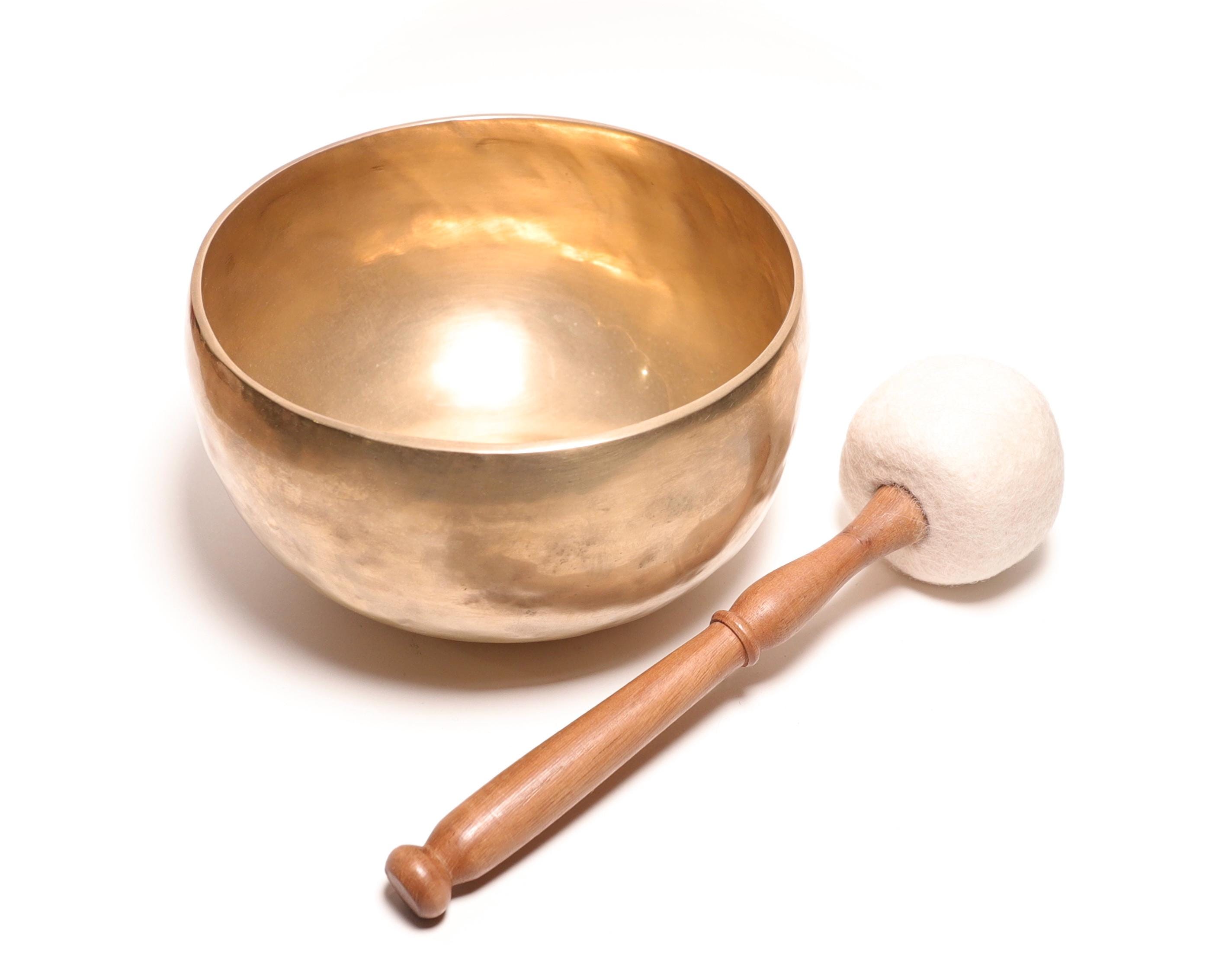 Maillet Pour Bol Chantant Avec Poignée En Bois - Accessoire Premium Pour Une Sonorité Pure Et Apaisante