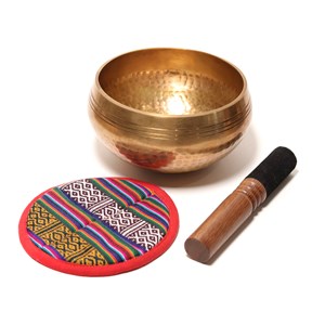 Bol chantant martelé main 16cm