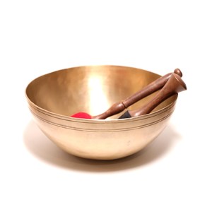 Bol chantant de massage 27cm fait main