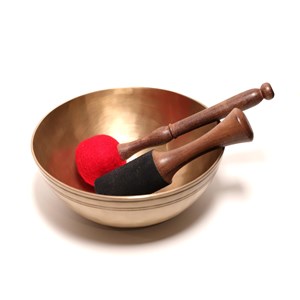 Bol chantant de massage 21cm fait main