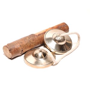 Tingshas tibétaines de méditation 7cm