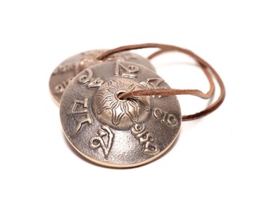 Tingshas tibétaines de méditation 7,5cm