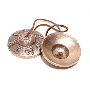 Tingshas tibétaines de méditation 7,5cm