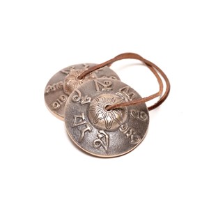 Tingshas tibétaines de méditation 7,5cm